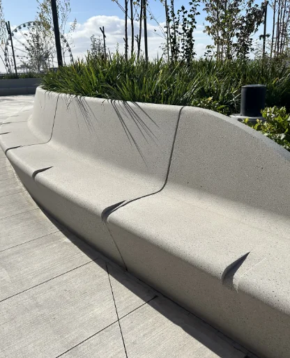 Concrete benches